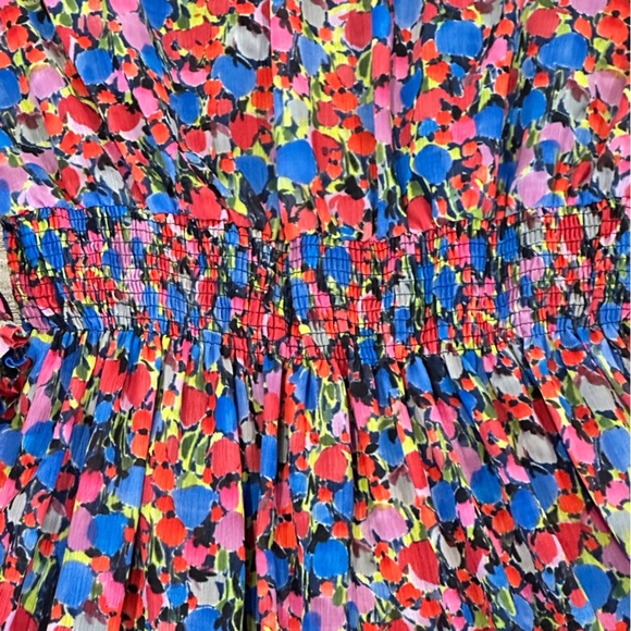 New! J Crew Cinched Waist Dress in Watercolor Floral Print Size Small - Picture 7 of 10